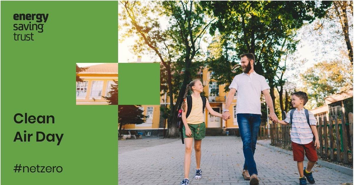 Today marks the fifth anniversary of #CleanAirDay in the UK!

If you choose to #walk or #cycle instead of taking the car for shorter trips, it not only reduces #airpollution, but it can improve your physical and #mentalhealth too.

Find out more here:
ensvgtr.uk/F8EjL
