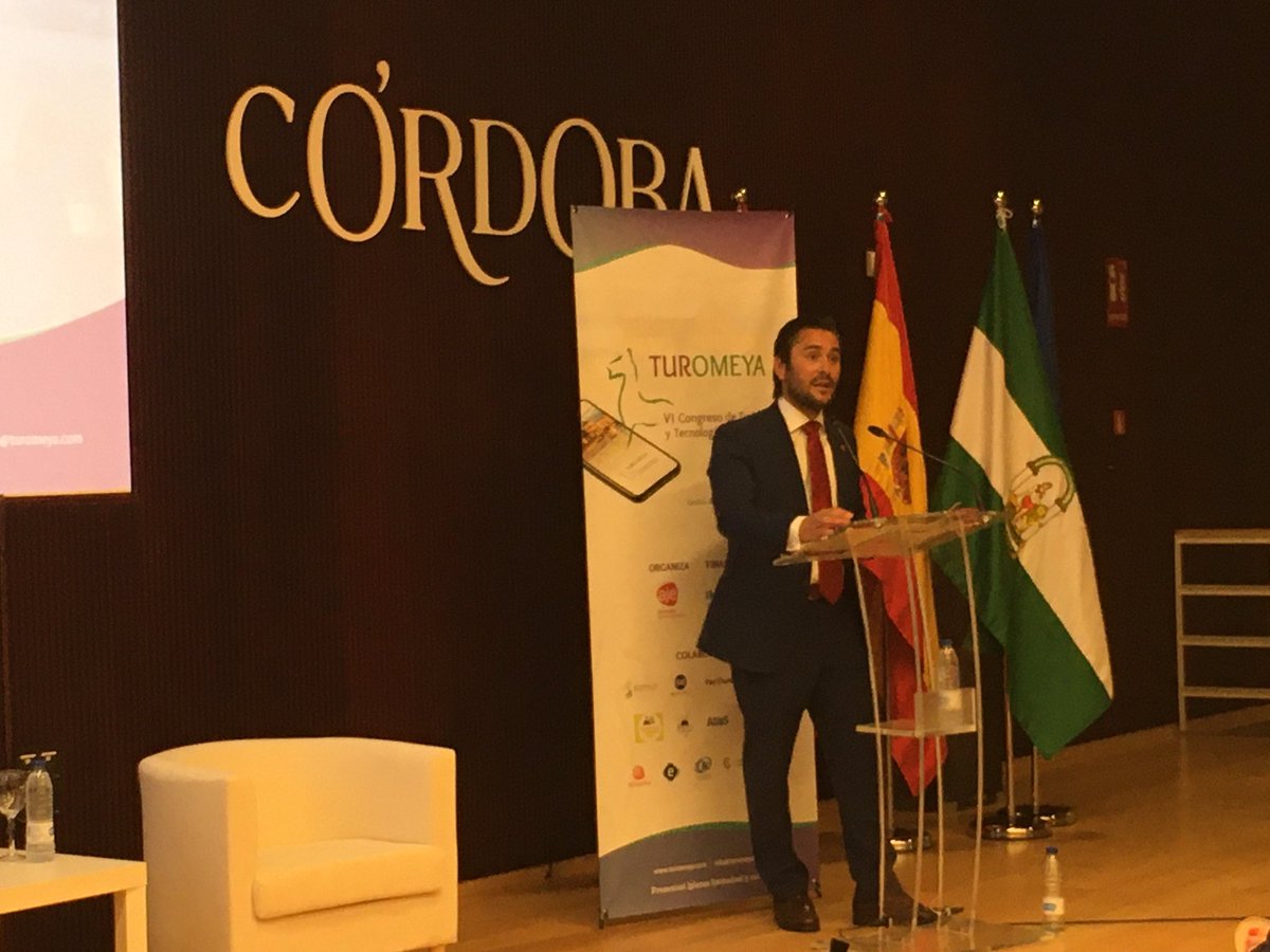 rosamelero's tweet photo. Hoy en el VI congreso de Turismo y Tecnología de #Córdoba, #Turomeya organizado por @AJECordoba con la colaboración del @imdeec 
Smart City. Córdoba ciudad inteligente. El regreso del turista. https://t.co/l3ypOCJET1