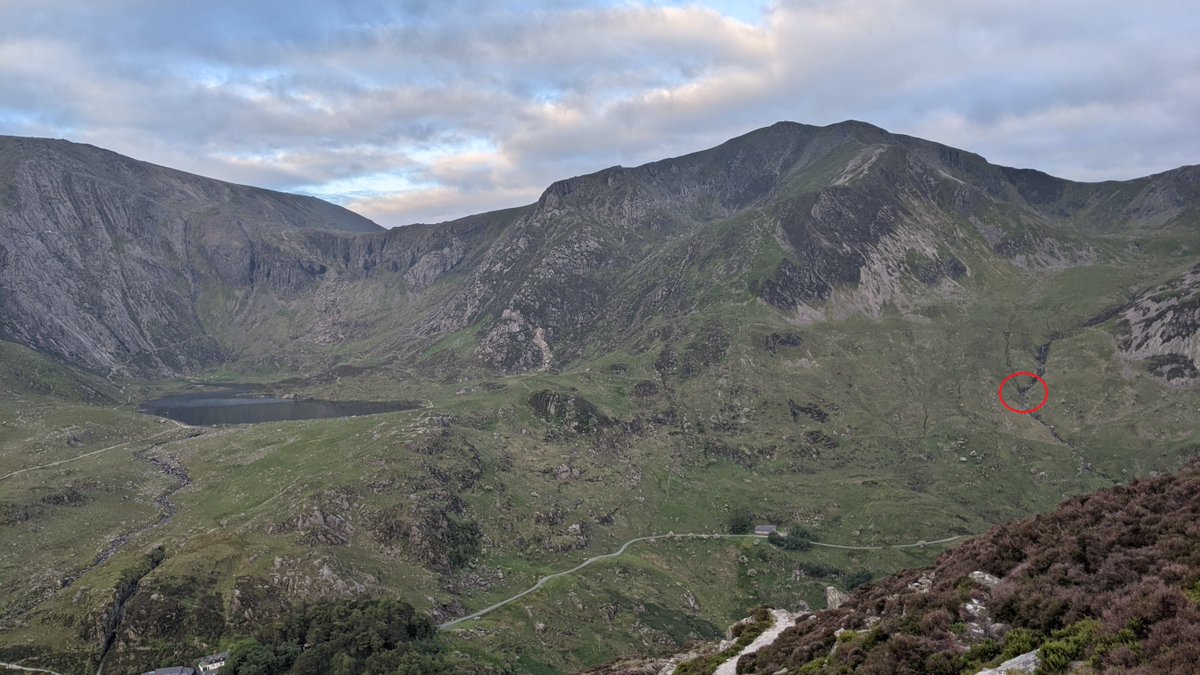 fellrunningguid's tweet image. Navigation Task:
Where was the photo taken from?
Identify the feature circled.

(video answer for Patreon subscribers this evening)