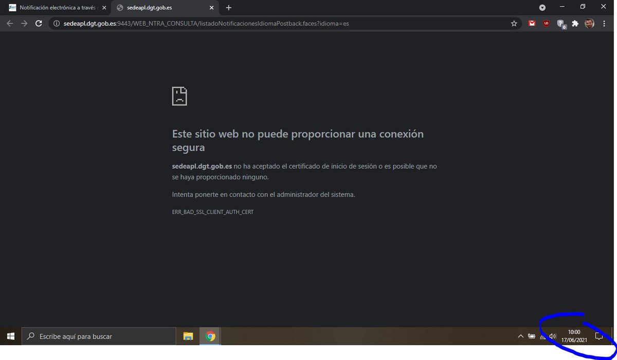 alberto_adn's tweet photo. Hola, @DGTes. Llevo varios días intentando acceder a las notificaciones de la DGT porque me han mandado dos sms indicando que tengo algo ahí. Sin embargo cada vez que intento entrar me salta el mismo error, adjunto captura. Pero NO HAY MANERA HUMANA de contactar con vosotros. https://t.co/M6Th7IdXqd