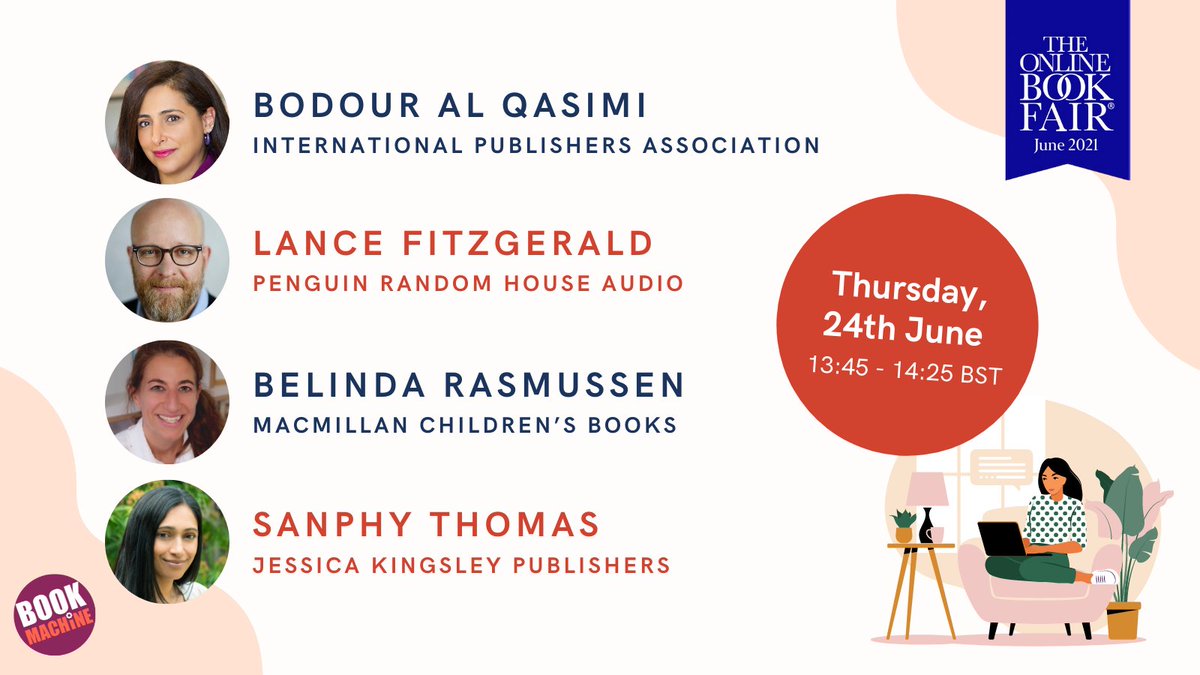 Join us at #TheOnlineBookFair next week for our Leading the Way in Book Publishing panel event with <a href="/Bodour/">Bodour Al Qasimi</a>, @LanceFitz, <a href="/BIRasmussen/">Belinda Rasmussen</a> and <a href="/Sanphy/">Sanphy Thomas</a> 🎉

Details here: londonbookfair.co.uk/en-gb/whats-on…