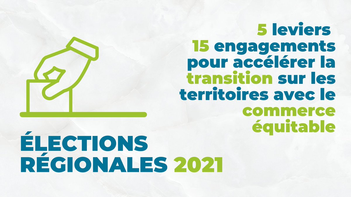 EquitableFrance's tweet photo. #ElectionsRegionales ➡️ Pour une économie territoriale respectueuse des personnes et de la planète, nous proposons aux candidats 5 leviers pour faire du #CommerceEquitable un accélérateur de transition sur les territoires ! https://t.co/Q1qpvfGed9 https://t.co/tnN54aXXLJ
