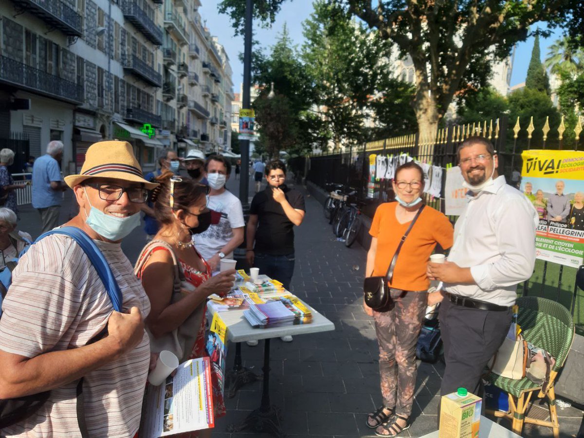 Hier, une superbe rencontre citoyenne a eu lieu au quartier Notre-Dame avec les candidat·es ViVA! des cantons 1 et 6 🤟

Nous avons présenté notre programme et échangé avec les habitant·e·s concerné·e·s par la réhabilitation du quartier de la gare 🚉

#Départementales2021 #Nice06
