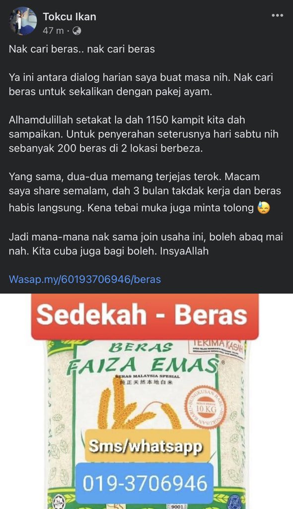 sunmenghao's tweet photo. #sedekahberas #sedekahayam https://t.co/rO0lgylPgt
