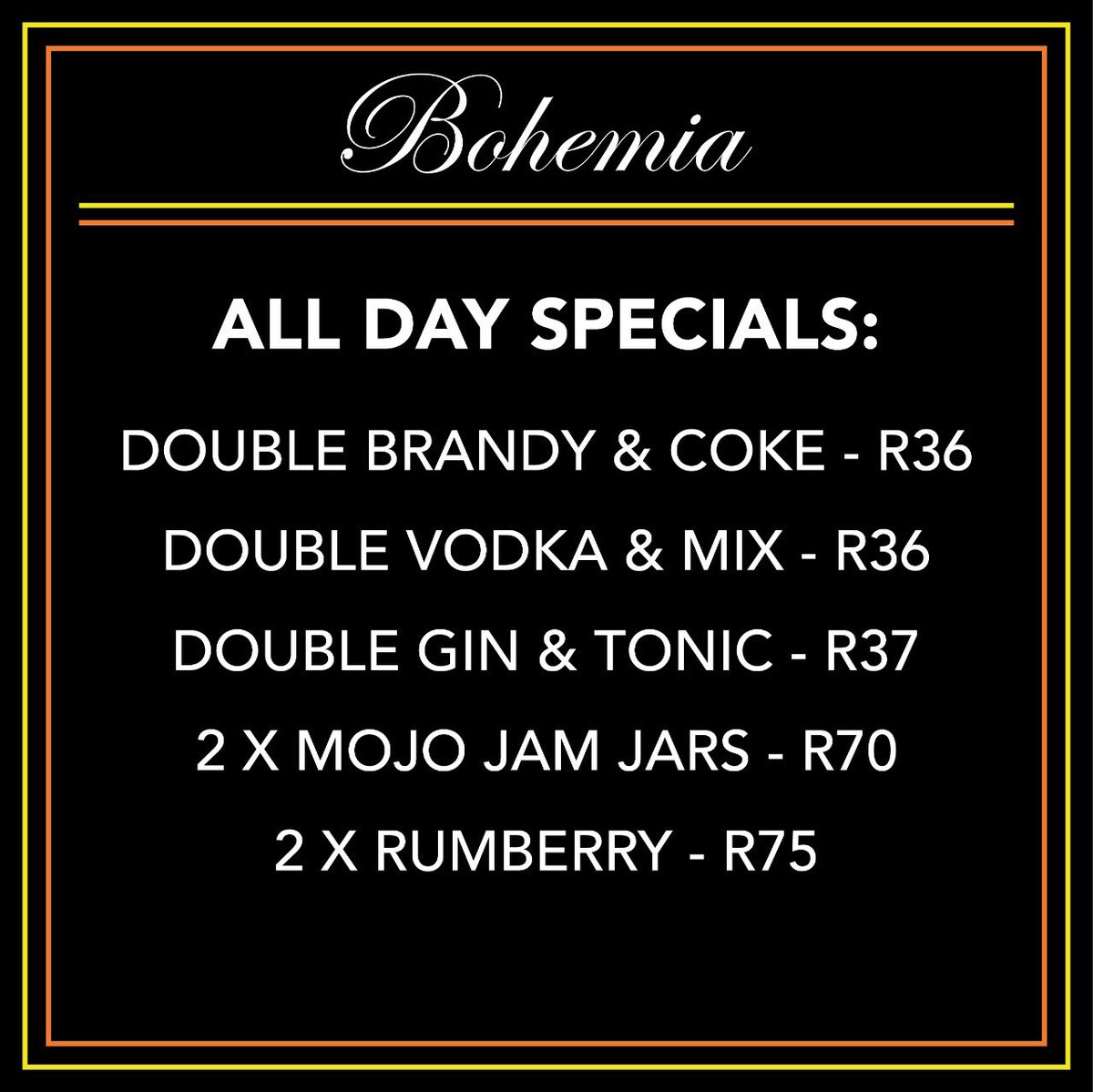 Bohemia Stellenbosch tweet media