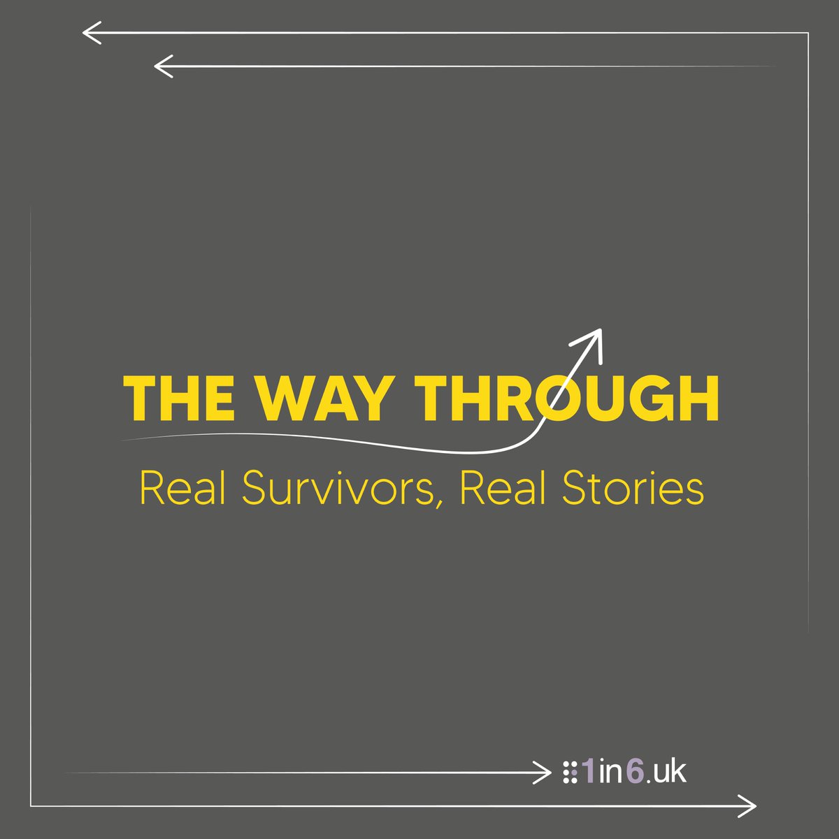 Today we launch our ‘The Way Through' campaign.

We want to reach as many boys and men as possible who have had unwanted sexual experiences. So if that’s you, or someone you know, please pass it on.

There is a Way Through: 

1in6.uk/the-way-throug…

#realsurvivorsrealstories