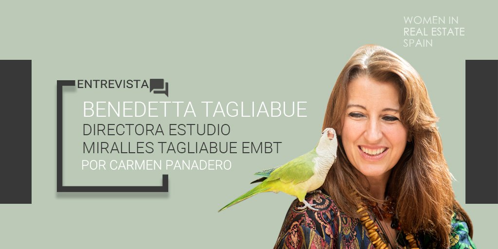 WIRES_Spain's tweet photo. ¡NUEVO POST! Hoy nuestra presidente @CarmenPanadero entrevista en #ElBlogdeWIRES a Benedetta Tagliabue, directora del estudio @EMBT y presidenta de la Fundación @enricmiralles.
Una conversación sobre urbanismo, ciudades y feminidad. 
👉🏻 https://t.co/w1fzrOHuuY https://t.co/aYNhLgD8We