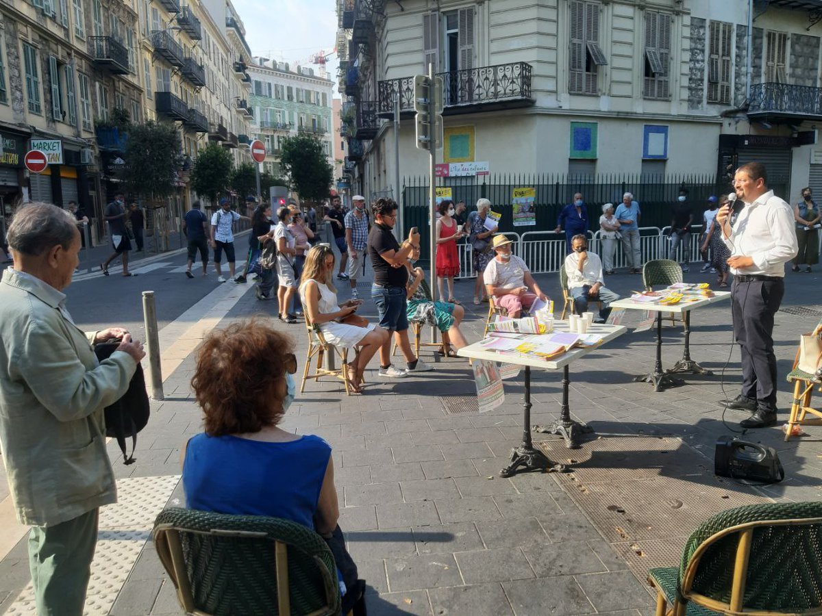 ViVA_Nice's tweet photo. Hier, une superbe rencontre citoyenne a eu lieu au quartier Notre-Dame avec les candidat·es ViVA! des cantons 1 et 6 🤟

Nous avons présenté notre programme et échangé avec les habitant·e·s concerné·e·s par la réhabilitation du quartier de la gare 🚉

#Départementales2021 #Nice06 https://t.co/d23zGy2oR0