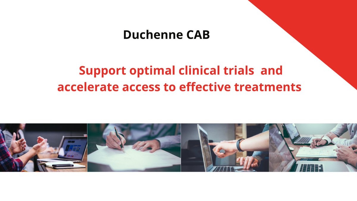 The #Duchenne Community Advisory Board (CAB) was created in 2018 to support optimal trials and speed up #access to effective #treatments. If you want to learn more: duchennedatafoundation.org/project/duchen…