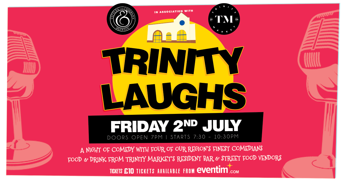 EnigmaGraphics0's tweet image. Comedy returns to Hull’s Trinity Market ow.ly/N4uw50Fb0u6 @TrinityMarket1 @Hullccnews #Hull #TrinityLaughs