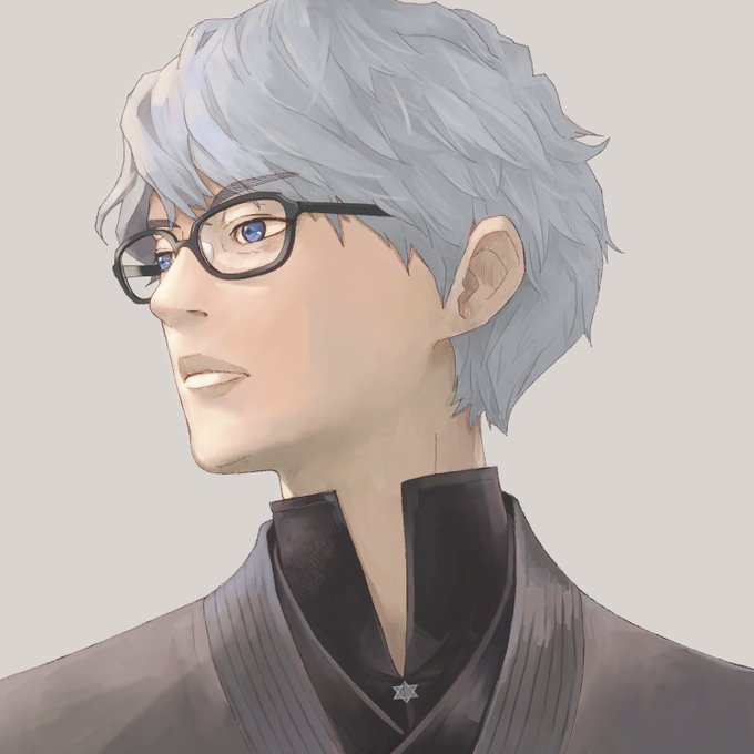 眼鏡男子のtwitterイラスト検索結果 古い順