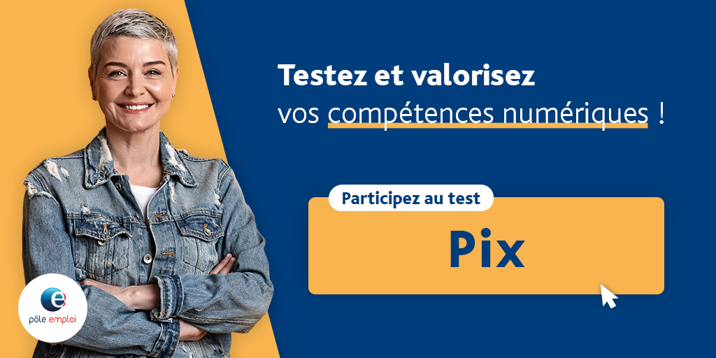 [#MesServicesPôleEmploi] Besoin d'évaluer, développer et certifier vos compétences numérique ?

Avec PIX, cultivez vos compétences numériques 💪🚀

Pour en savoir ➕ 📲💻➡️ pix.fr