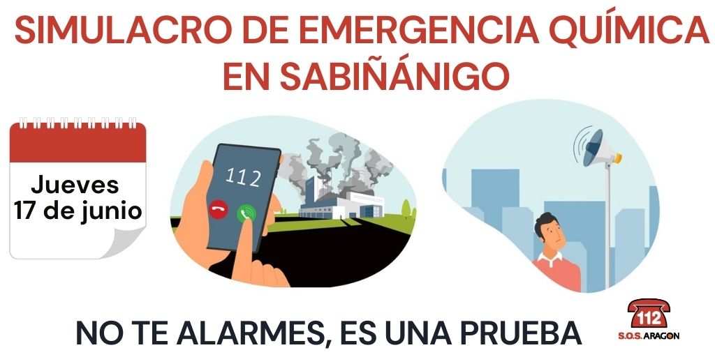 112 Aragón (@112aragon) on Twitter photo En breve comenzará el #simulacro de #emergencia química en #Sabiñánigo. Si escuchas las sirenas ¡No te alarmes, es una prueba! <a href="/aytosabi/">Ayuntamiento de Sabiñánigo</a> <a href="/Altogallegoturi/">PirineosAltoGállego</a> En breve comenzará el #simulacro de #emergencia química en #Sabiñánigo. Si escuchas las sirenas ¡No te alarmes, es una prueba! <a href="/aytosabi/">Ayuntamiento de Sabiñánigo</a> <a href="/Altogallegoturi/">PirineosAltoGállego</a>
