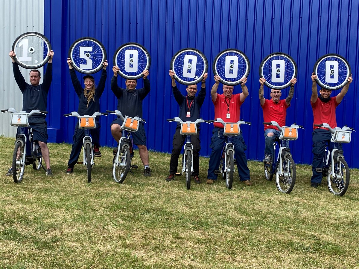 1,500,000kms pedalled, and just in time for Clean Air Day!
Did you know that switching just one trip per day from car-driving to cycling can reduce your carbon footprint by about 0.5 tonnes over a year.
#CleanAirDay
<a href="/SustransScot/">Sustrans Scotland</a> <a href="/transcotland/">Transport Scotland</a> <a href="/cyclingscotland/">Cycling Scotland</a> <a href="/edinburgh_CC/">The City of Edinburgh Council</a>