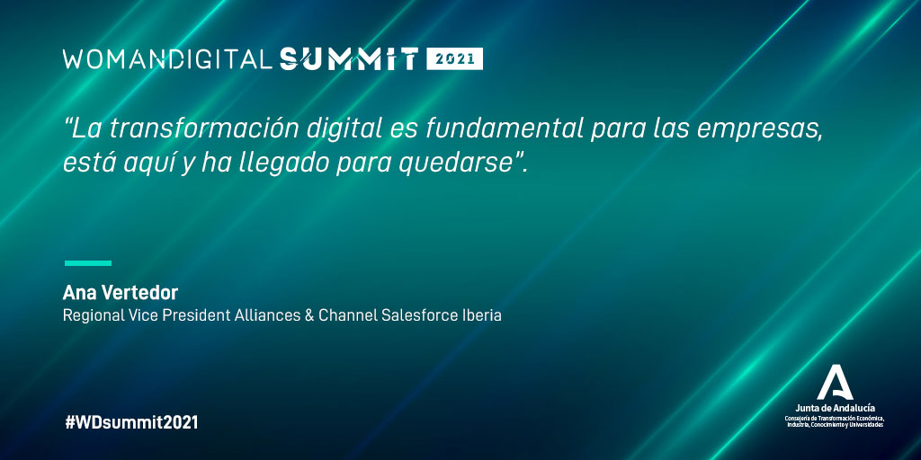 Concluye el magnífico diálogo entre <a href="/AnaVertedor/">Ana Vertedor</a> y <a href="/Juan_Barea/">Juan Martinez-Barea</a> sobre cómo nos ha cambiado la vida gracias a la transformación tecnológica. No quedamos con esta cita 👇🏻 #WDsummit2021