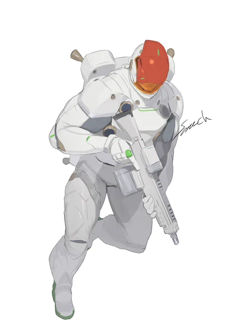 「1体新しいキャラを描いたら同じ世界観で3体くらい描く」自分ルール。
3体揃いました。 