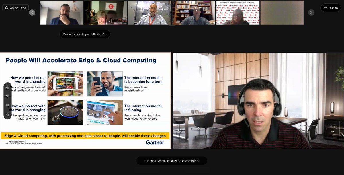 C_Tecnologic's tweet photo. ☁️ Seguim amb la #JITcloud amb la conferència de Miguel Angel Borrega, Senior Director Analyst a @Gartner_inc.

🗣️ "Més del 80% de les organitzacions que treballen amb un proveïdor #cloud, ho fan amb més d'un (#multicloud), i els patrons d'ús són molt diferents." https://t.co/oUHPlkJ38N