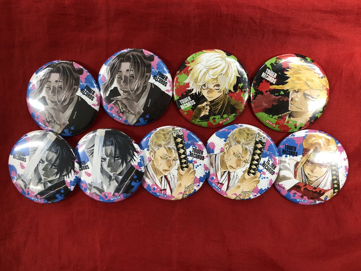 入荷情報】 #地獄楽 ×タワーレコードの缶バッジが入荷しました
