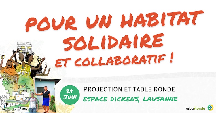 Pour un habitat solidaire et collaboratif !
La prochaine conférence de l'Espace Dickens avec urbaMonde, le jeudi 24 juin 2021 à 18h.
Informations et inscriptions (obligatoire) : espace-dickens.ch/agenda/190