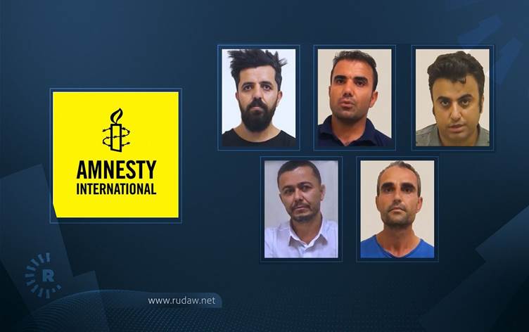 Highest court in #Kurdistan #Iraq upheld the prison sentence against five activists and journalists.
Their trial was flawed &amp; charges trumped up. Join <a href="/amnesty/">Amnesty International</a> and call on @DrDindarZebari @masrour_barzani
<a href="/KurdistanRegion/">Kurdistan Region Presidency</a> to release them NOW amnesty.org/en/documents/m…