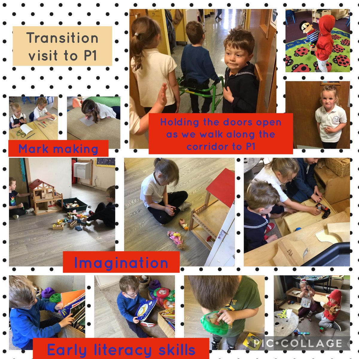 BowhouseBairns's tweet photo. Our wee people @BowhouseBairns are continuing to enjoy exploring the P1 environment helping to support their transition @BairnsP1 https://t.co/TsOxtAdfYU