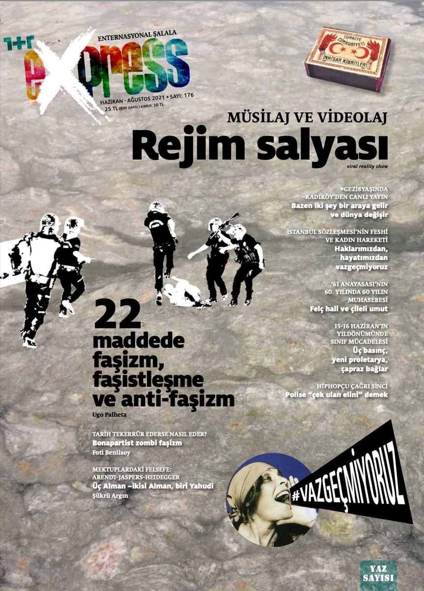 Umut_Sendikasi's tweet photo. Express dergisinin 176.sayısın da '15-16 Haziran'ın Yıldönümünde Sınıf Mücadelesi' manşetinde Umutsen olarak konuk olduk.

Okuyalım.  #Express176 https://t.co/F7WbzYLcAx