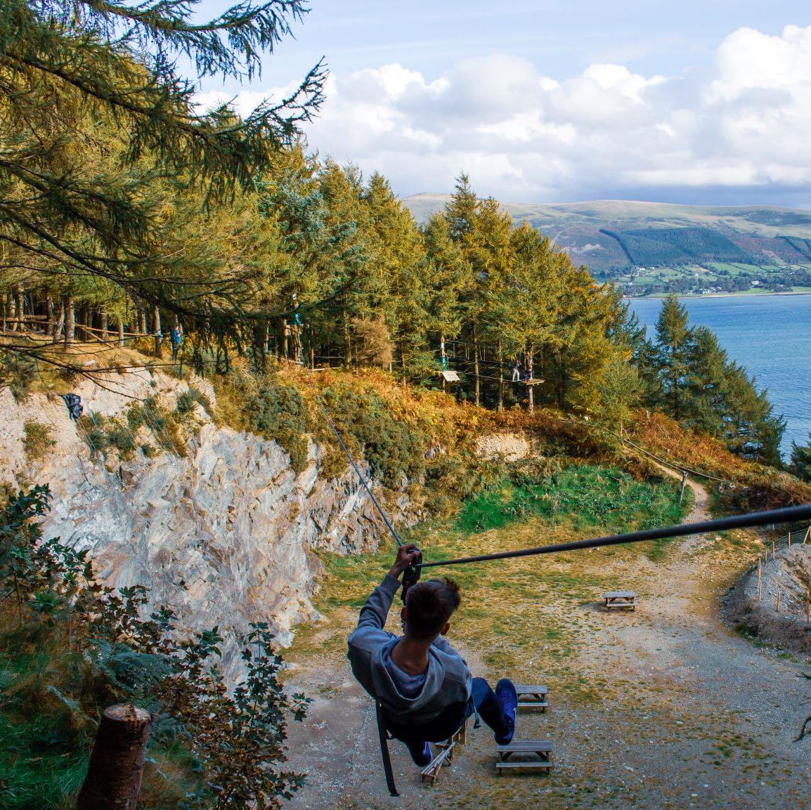 SkyParkIE's tweet photo. Enjoy the forest from above! ⛰️
Try #Ziptopia from our sister company, Carlingford Adventure Centre!
Very limited available spots are remaining, book now! https://t.co/33pIIANsvj
#CarlingfordLough #Outdoor #Fun #Adventure #OutdoorActivities #Zipline #AerialCourse https://t.co/nz2J0OEk6T