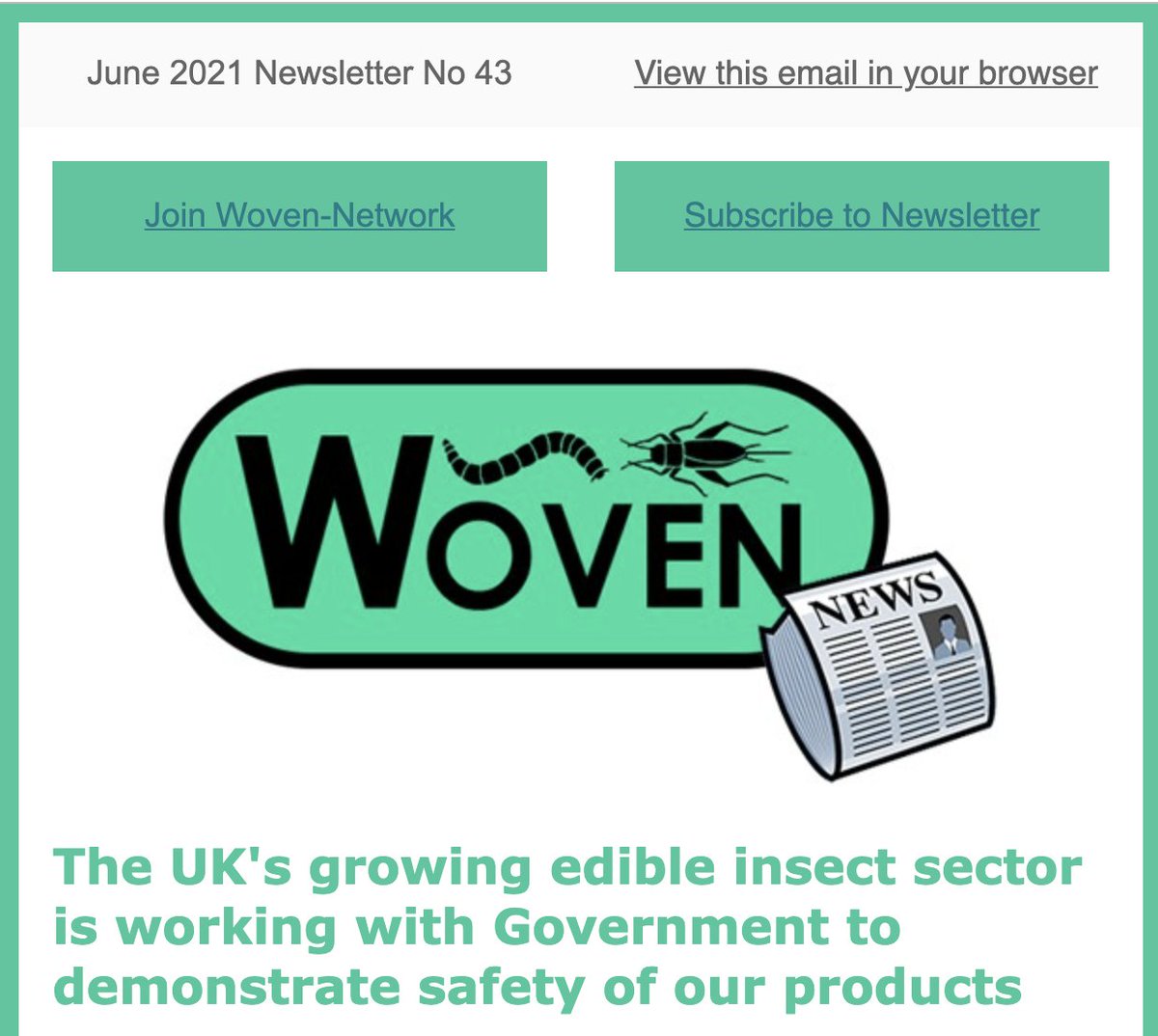Woven Network Newsletter No 43 June 2021 - mailchi.mp/bc4b5b7b681e/w…