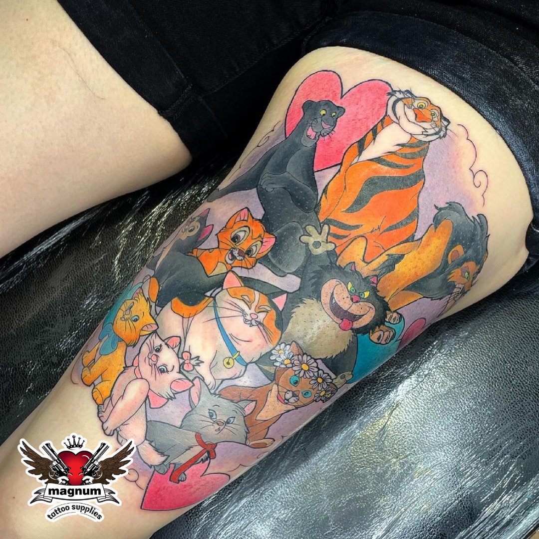 MagnumTattoo's tweet photo. Cute disney tattoo made using #magnumtattoosupplies from Georgiie Gibbs! 😍
.
.
#disney #disneytattoo #disneyink #disneyinkfiends #disneycats #cat #cattattoo #supercute #femaletattooartist

https://t.co/KmH6S9UKnp https://t.co/TGBflPEA91