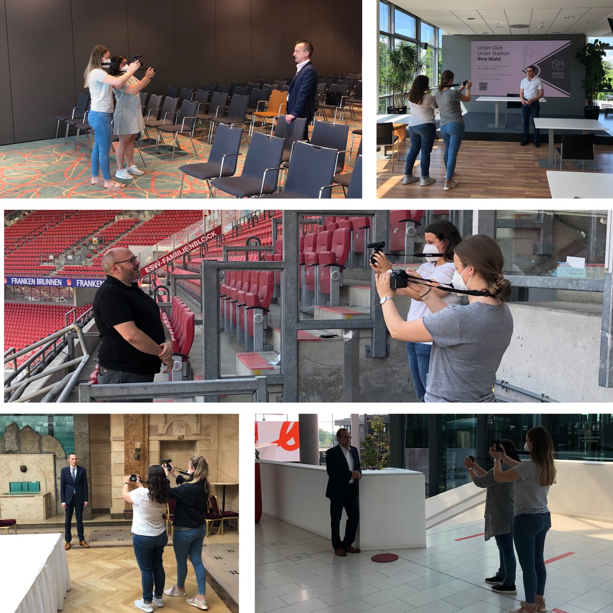 MeetNuremberg's tweet photo. Ein paar behind the scenes Einblicke unserer letzten Videodrehs.📽️🎬
Seid gespannt was dahinter steckt. Das Endergebnis seht ihr bald. 😎
#MeetNuremberg #restart  #staytuned https://t.co/blOr9BSbU6
