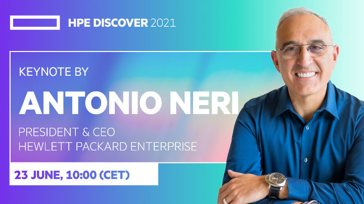 hpe_mark's tweet photo. HPE CEO Antonio Neri will launch #HPEDiscover with a powerful keynote. Tune in as distinguished business leaders join him to share exciting announcements and insights to prepare for the next wave of digital transformation. https://t.co/kwoY9FMAPt https://t.co/po71v3BwjU