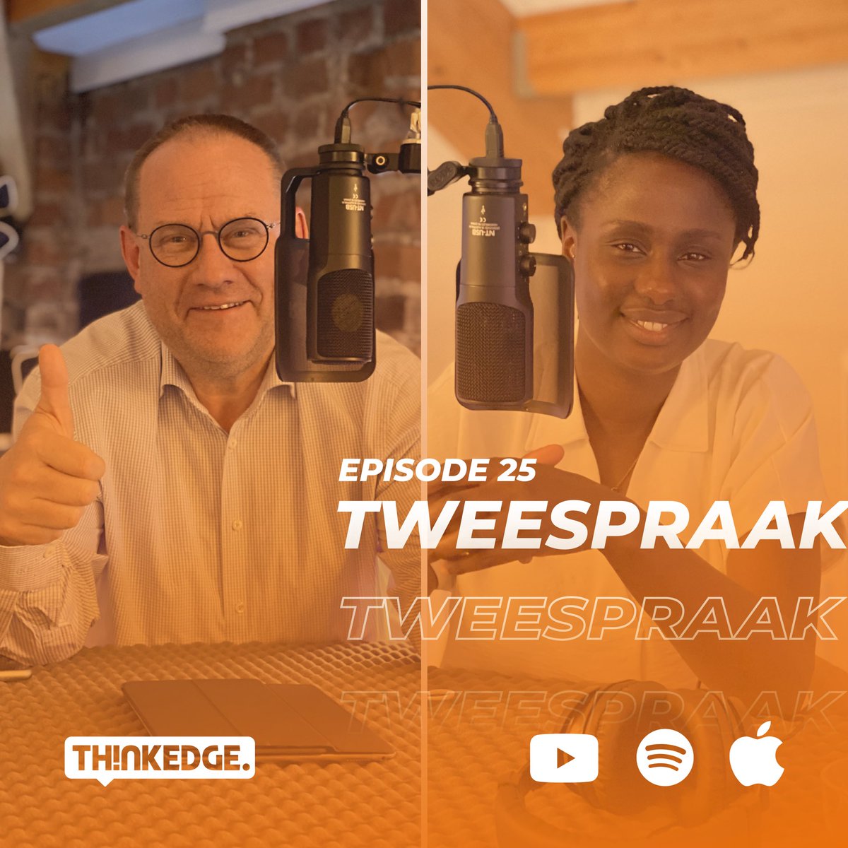 PieterJanMollie's tweet photo. (H)eerlijke aflevering over weerstand (op alle vlakken), deugden en het leven. Bedankt om jullie zo open te stellen, @slk8500 & Aminata. Zeer fijn! Vanaf nu te beluisteren op jouw favoriete streamingdienst. ๐๐ https://t.co/RMXJDmJSIP