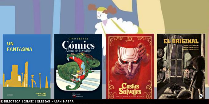 bibcanfabra's tweet photo. Hem passat el primer tram de calor de l'any i ara ens remullem!💧
Però aquí continuem amb més novetats de còmics!
💧Un Fantasma @EstudioAcuatico
💧Cómics: almas de lo visible #GinoFrezza
💧Costas salvajes Ram V.
💧El Original Marcelo Dematei, MarTorrecillas, Montse Torrecillas https://t.co/0NlhPVbrnM