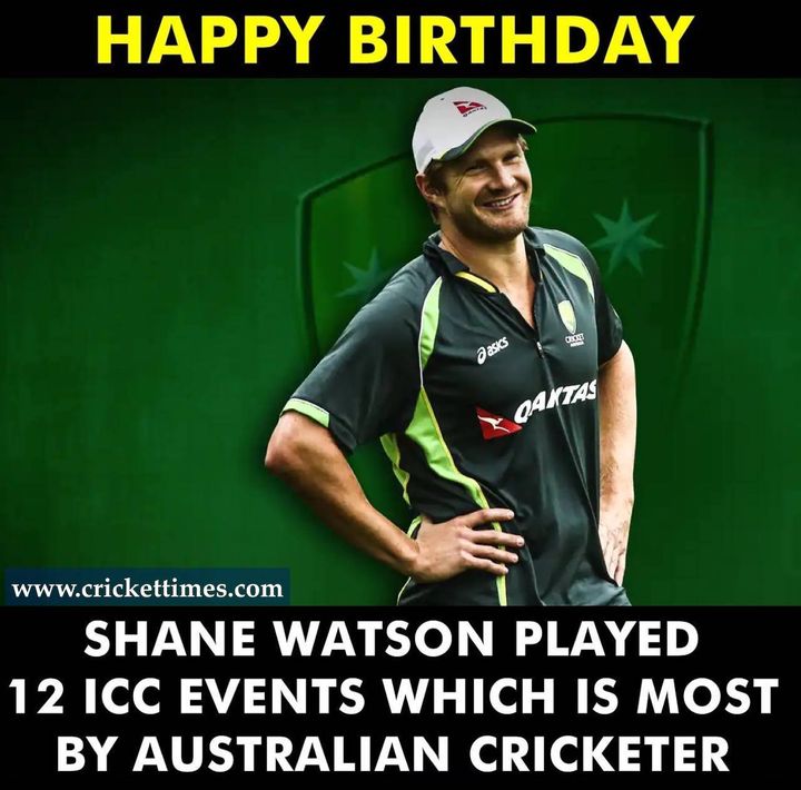 Happy Birthday, Shane Watson 