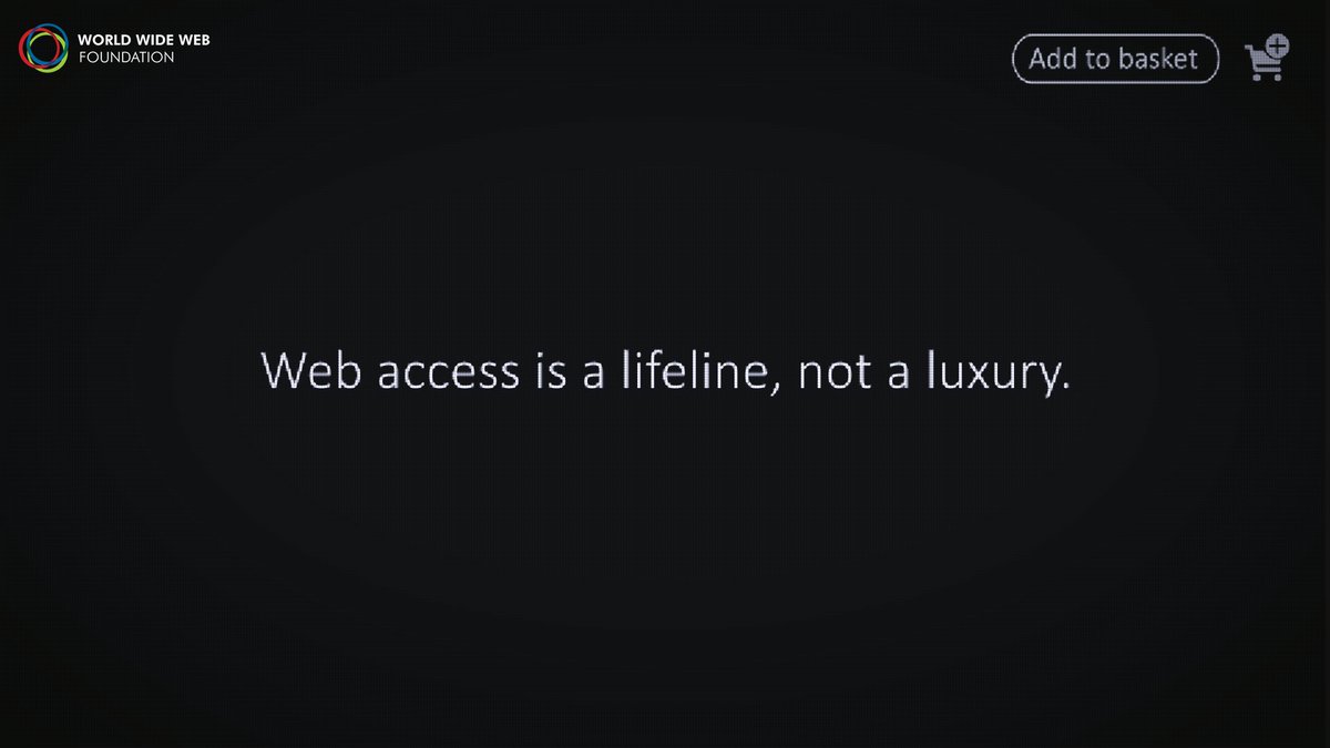 webfoundation's tweet photo. Covid-19 has shown the internet is not a luxury but a lifeline, and underscored why affordable, meaningful internet access must be a basic human right.

Join us to fight for a safe, empowering web for everyone. https://t.co/L6q8T6GenP https://t.co/Ne3XnrgL0S
