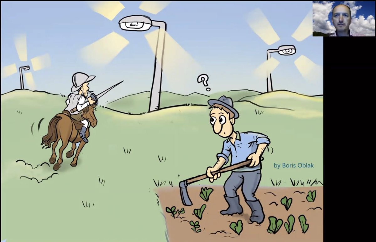 Aleš Šubic slide during its talk at #ALAN2021