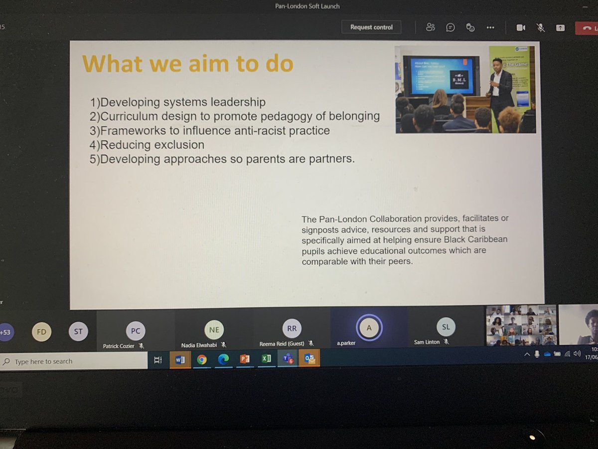 We’re blown away! Over 70 people from around the country have joined us for the launch of <a href="/PanLondonCollab/">Pan-London Collab on Black Caribbean Achievement</a>. We’ve already heard about the aims and purpose of the collaboration and had a robust discussion on why we’re focusing on #blackcaribbean children and students