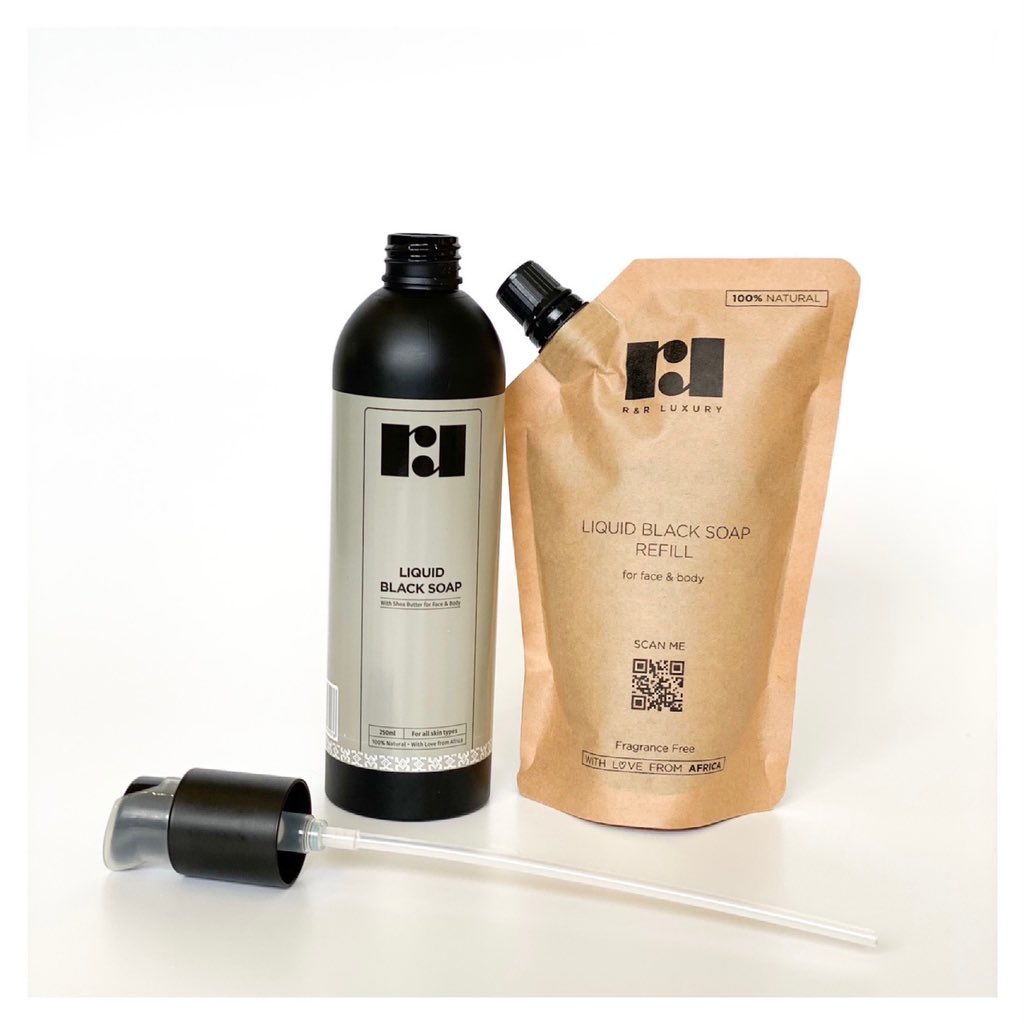 Refill life ♻️ 

Now there’s no need to throw away your old R&amp;R bottles! You can save money (and do your part to save the environment) by purchasing one of our Refill Pouches. 

Purchase now via R&amp;R direct sites (via the link in our bio).
 
#myrandr #thesustainableera