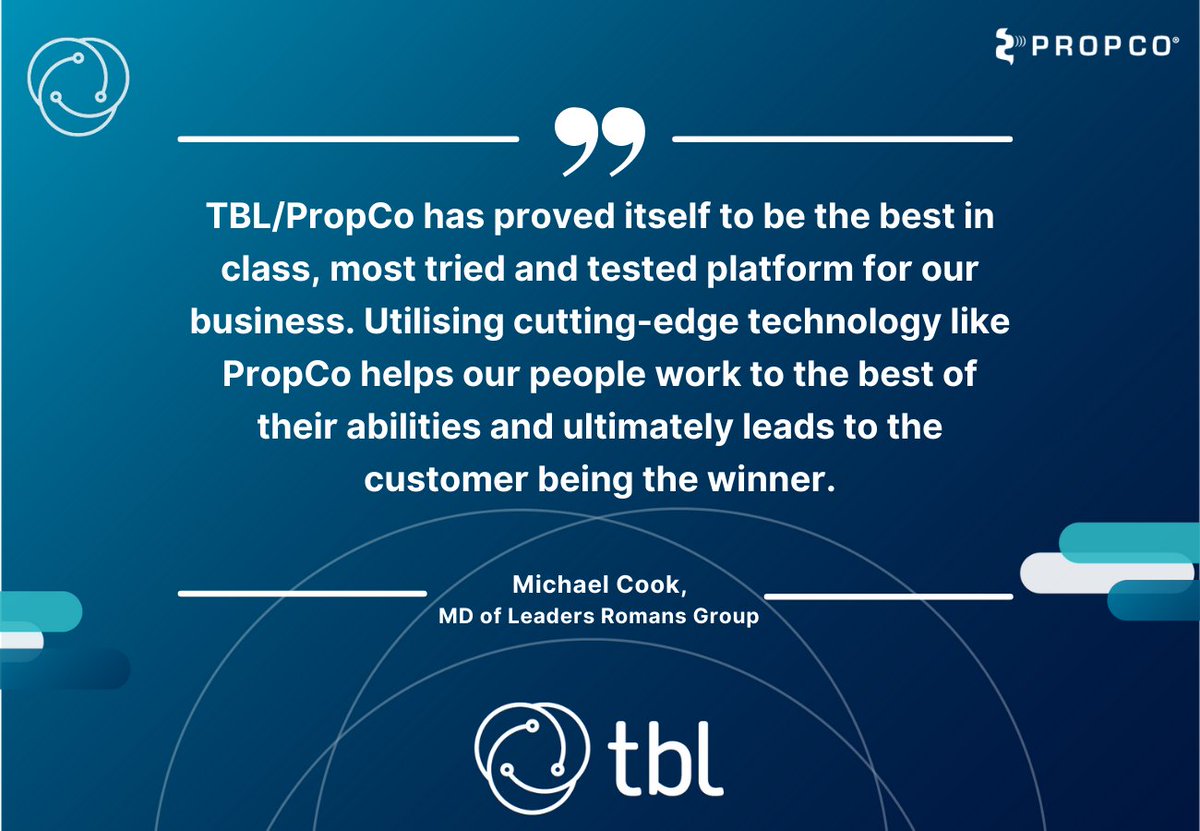 TBLUK's tweet image. Engagement with our clients is key!
All our TBL PropTech solutions are built through client collaboration and our service delivery is consistently ahead of the market.

Hear what our clients have to say about working with us! 👇
ow.ly/MOVr50F4vgs

#PropTechExperts #PropCo