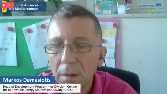 bluedeal_med's tweet photo. 🔴#BDTransferringLab
🗣️Markos Damasiotis @CresGreece presents a new initiative of #BLUEDEALproject
Regional Alliances ⚠️
We 🔍 for
🌊SMEs
🌊Public Administrations
🌊Research and technical institutions
🌊Civil Associations
To be part of the dialogue to develop BE projects https://t.co/7I5vDN2usr