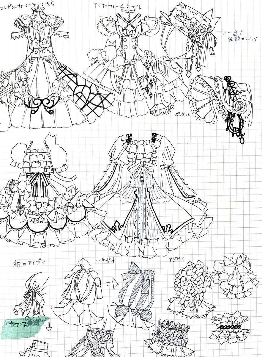 イラストの為のお洋服のアイデア ネタ帳からビスチェやワンピなど 前よりちょ 中山 初夏 お洋服とお絵描きの漫画 イラストの為のお洋服のアイデア ネタ帳からビスチェやワンピなど 前よりちょ 中山 初夏 お洋服とお絵描きの漫画