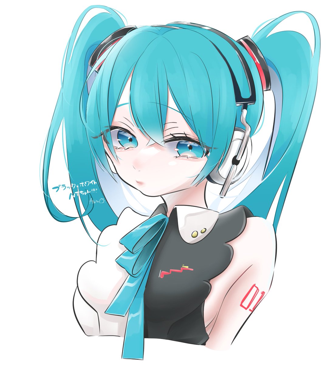 初音ミク 「こんなNTちゃんもいいなっていうrkgk 」|猫間 ｱｷ🐈🐾のイラスト