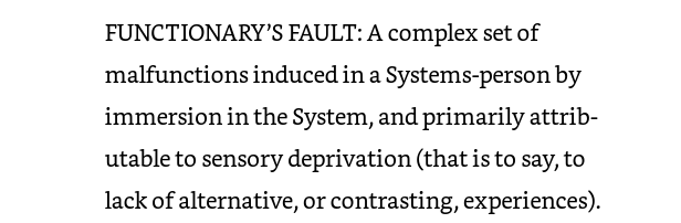 sdomalley's tweet image. The Managerialist, like a Spartan child, was raised by the Organization, and knows of no other system except for, perhaps, the Linked-in feed of Adam Grant.
#GallisGreat #Systemantics