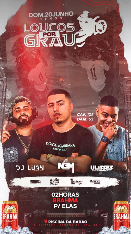 Duartetrem22's tweet photo. Lembrando q dia 20 todos os caminhos te levam p melhor de São João, vem p piscina bb, Brahma gelada só na lpg faz a festa vem vem comigo q no caminho eu te explico..🥳🥳🔊 #DOMINGOTEMLPG https://t.co/AhkZ7E13S5