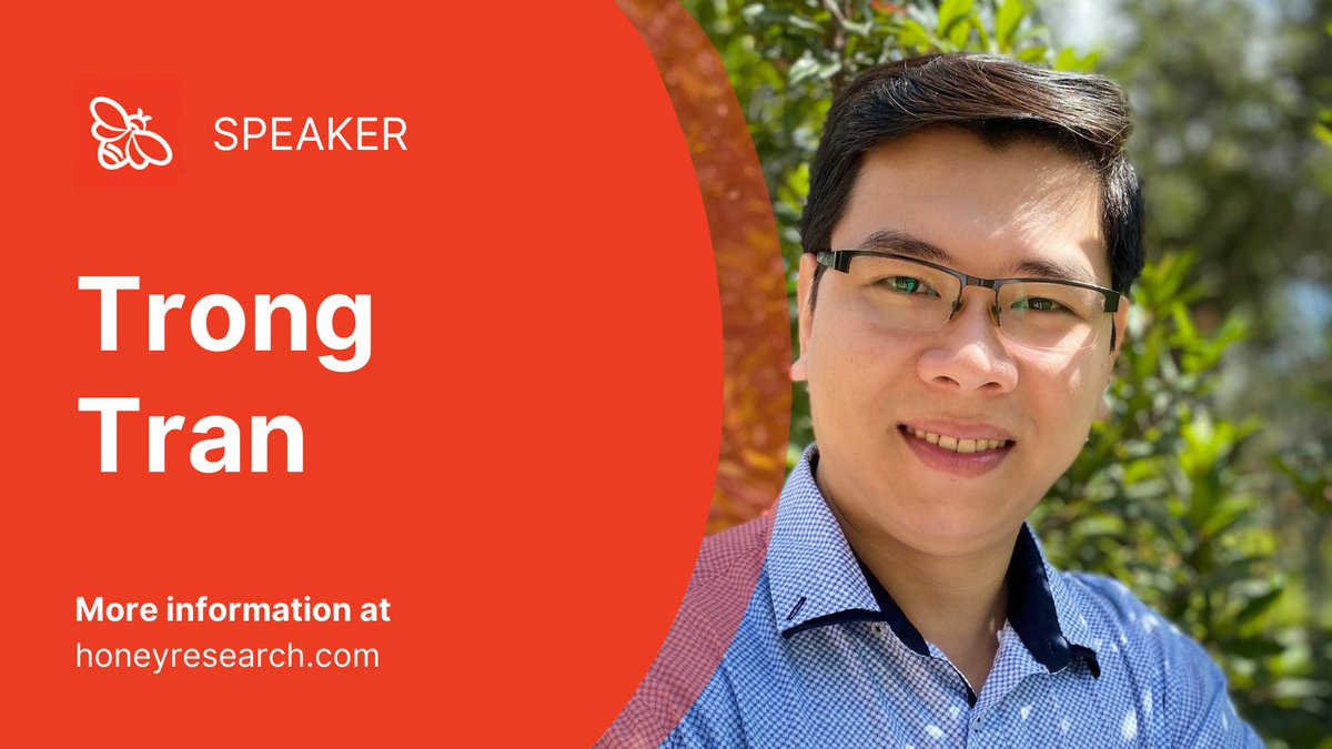 betterbees2021's tweet photo. 🗣️ Trong Tran is presenting 'Phenolic compounds in honey bee propolis and their therapeutic values' on Day 2 of the #conference 💼➡️ Trong is a lecturer in chemistry at @usceduau  interested in discovering useful compounds in plants #betterbees2021 #research #bees https://t.co/7UO7WVckbe