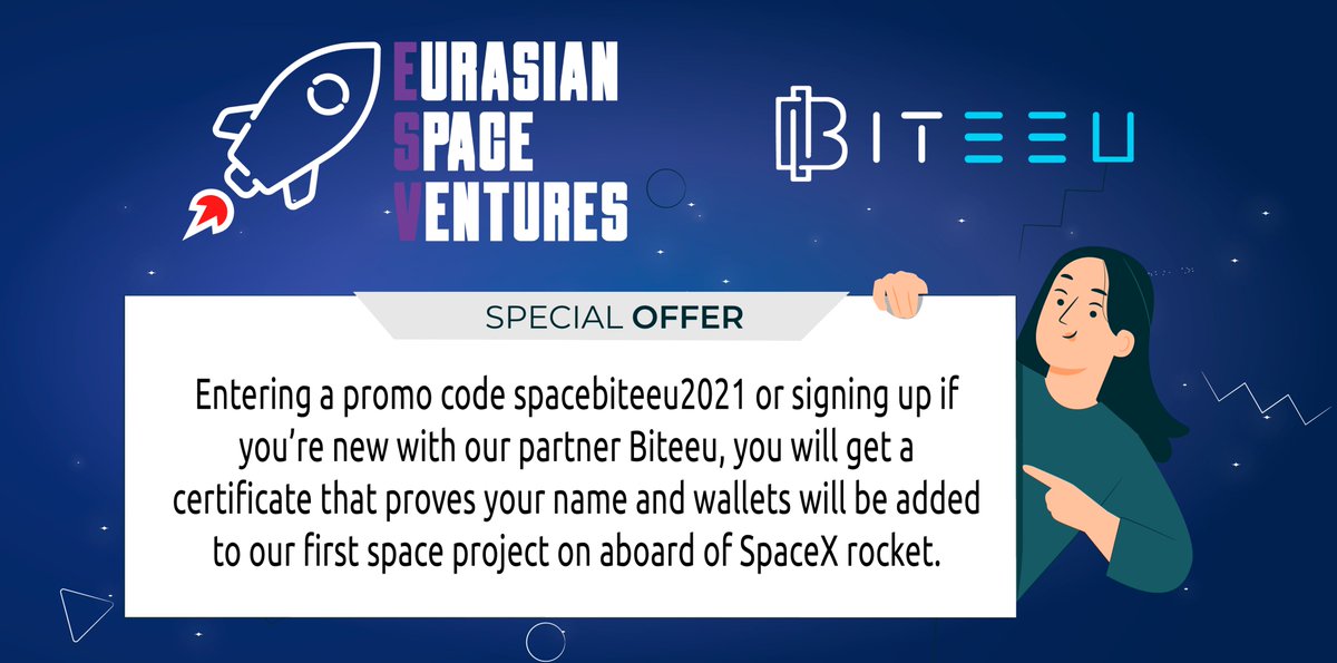 Go and get a chance to leave your own mark on our space project.
#promo #code #space #biteeu
