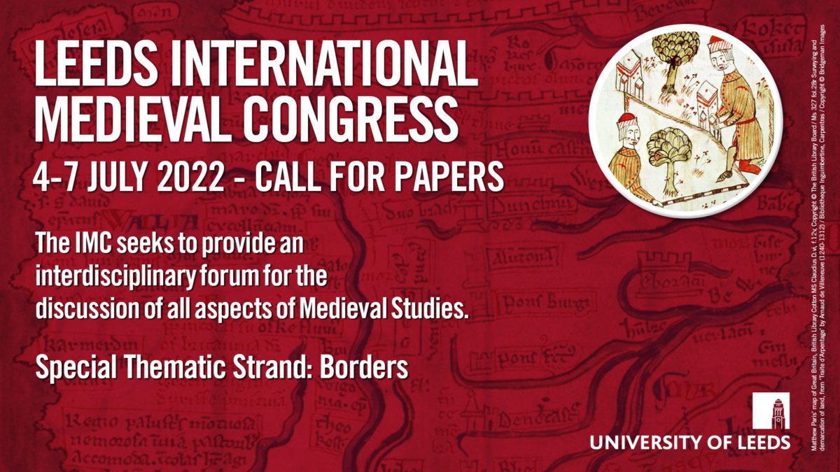 Even though #IMC2021 is still a few weeks away, we're delighted to announce that paper, session and round table submissions for #IMC2022, where the special thematic focus will be "Borders", are now open. Check out the Call for Papers here: imc.leeds.ac.uk/imc-2022/