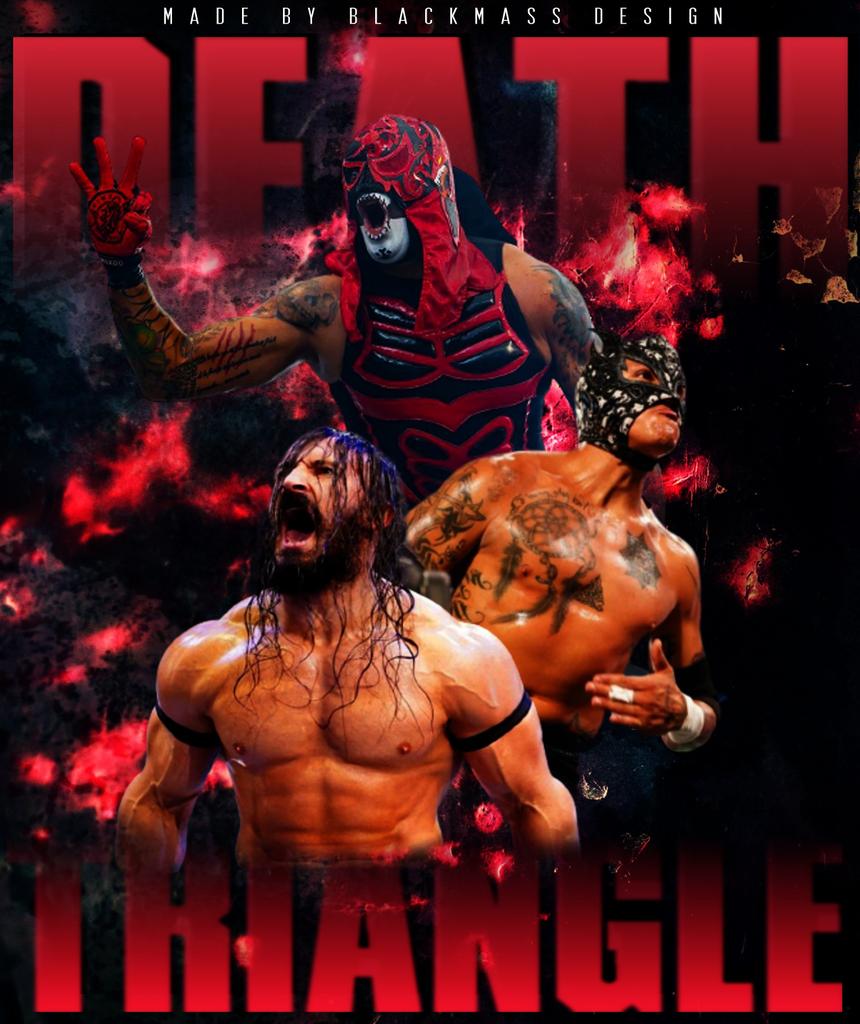 BlxckmassDesign's tweet image. New blackmass design for #deathtriangle @PENTAELZEROM @ReyFenixMx @BASTARDPAC @AEW @AEWonTNT #luchabros #aew #AEW