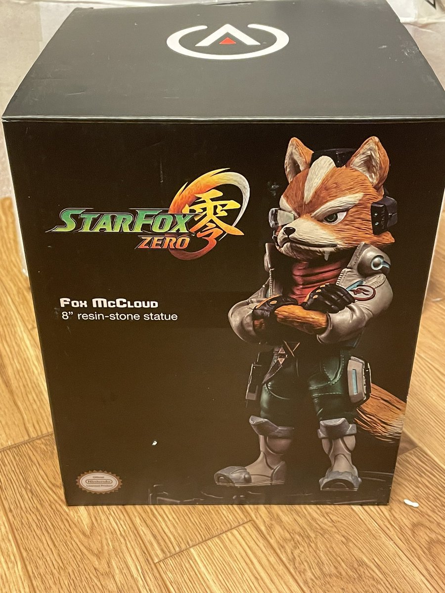 スターフォックス ゼロ フォックス・マクラウド スタチュー フィギュア 海外限定 5年前にスタフォ零が出た当時に5000体限定で発売されたスタチュー。零