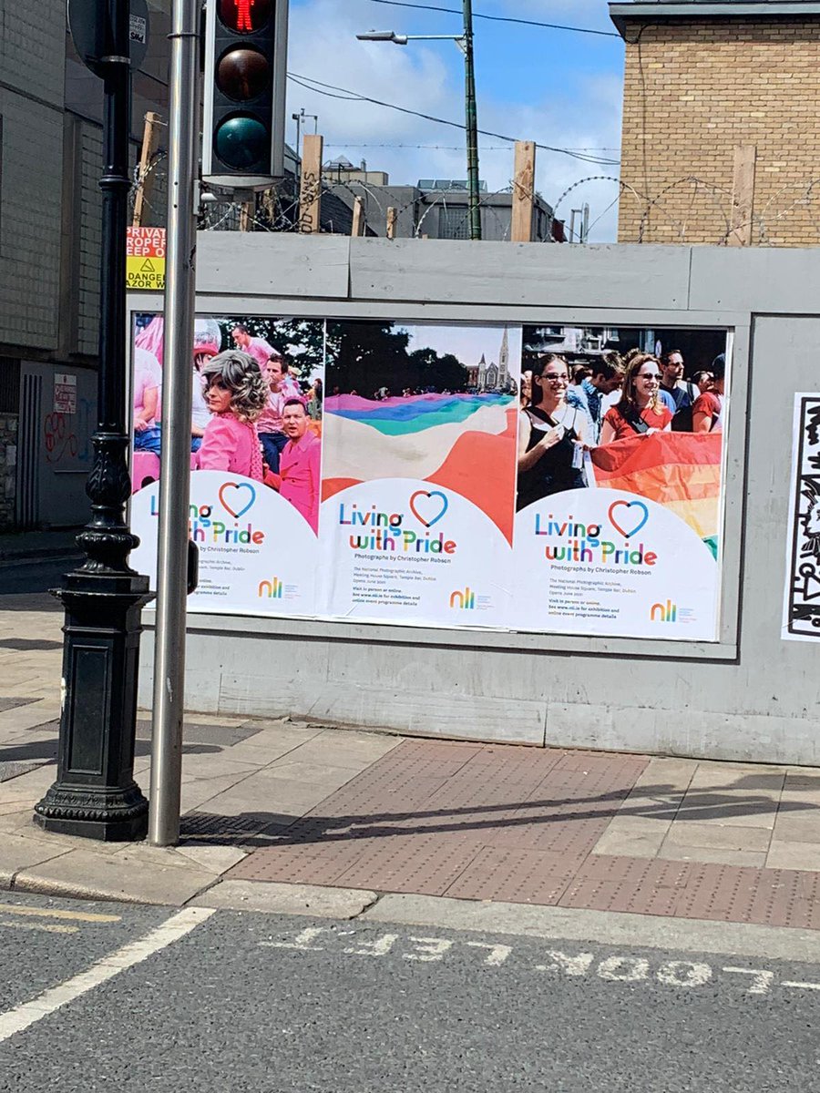 NLIreland's tweet photo. ๐ Have you spotted our #LivingWithPride posters around Ireland?
Visit our new #exhibition 'Living with Pride: #Photographs by #ChristopherRobson' at our #NationalPhotographicArchive, Temple Bar, Dublin 2. Drop by Mon to Fri, 10amโ4pm.
๐ณ๏ธโ๐ More info: https://t.co/Pe3gDpXf0f https://t.co/T14uEmwaYo